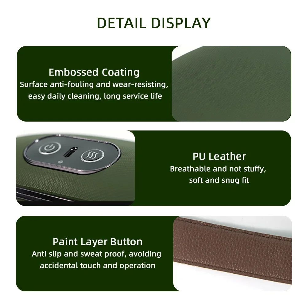 Wireless Bionic Finger Neck Shoulder Massager Cervical Trapezius Kneading Shawl Brushless Motor Neck Masajeador